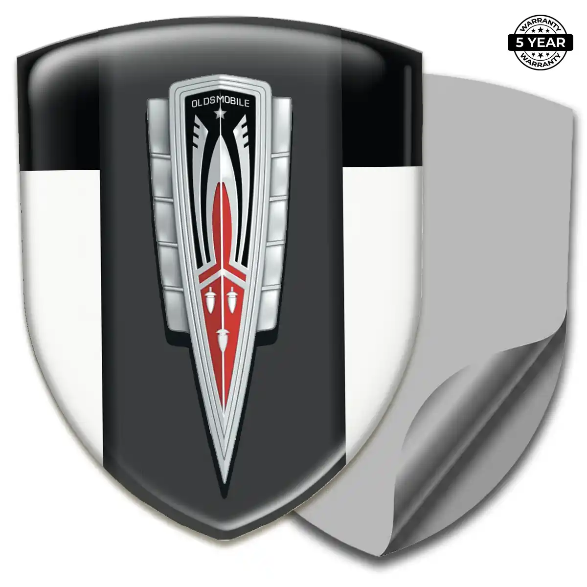 Oldsmobile 3D Gel Sticker Elite Finish