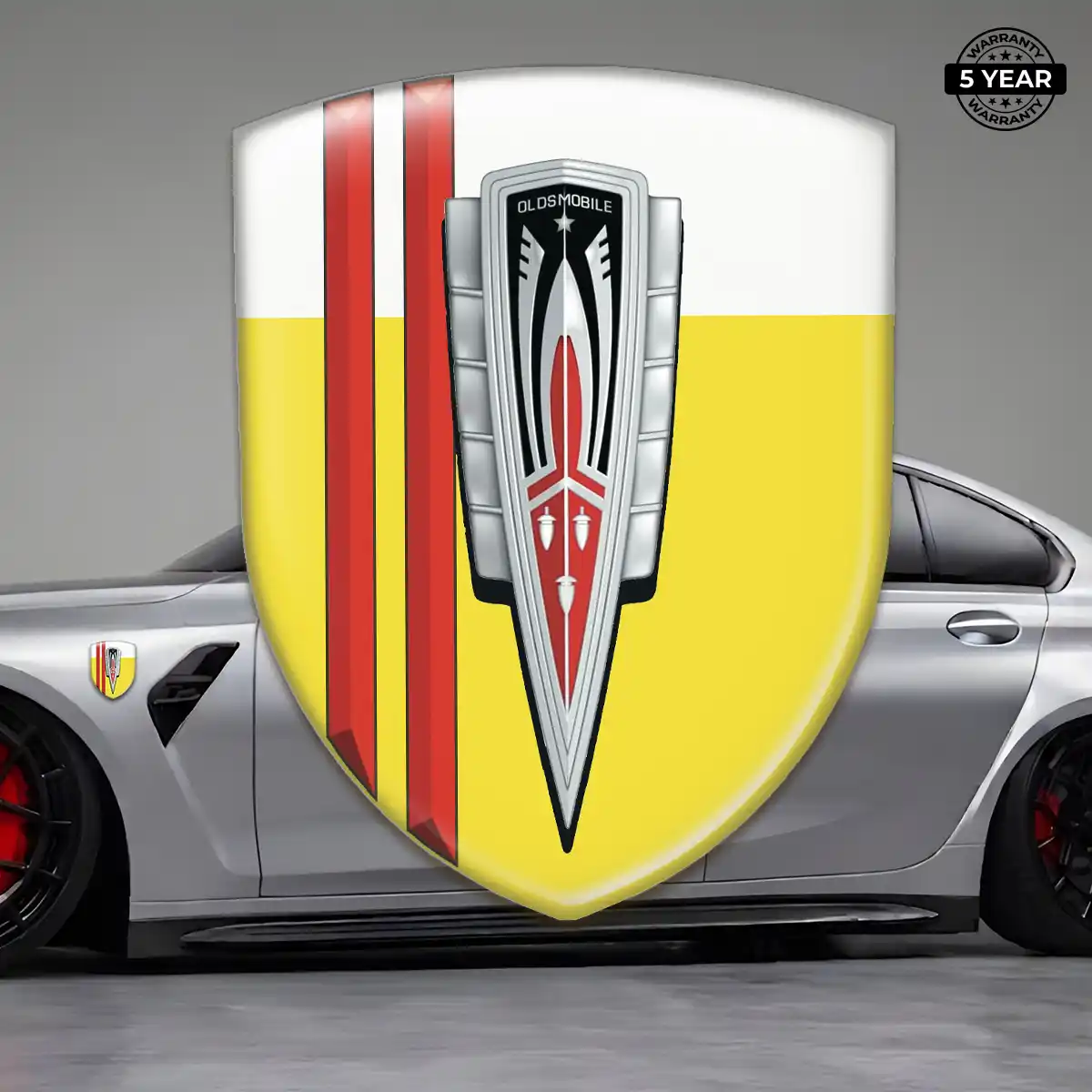 Oldsmobile 3D Gel Sticker Refined Design