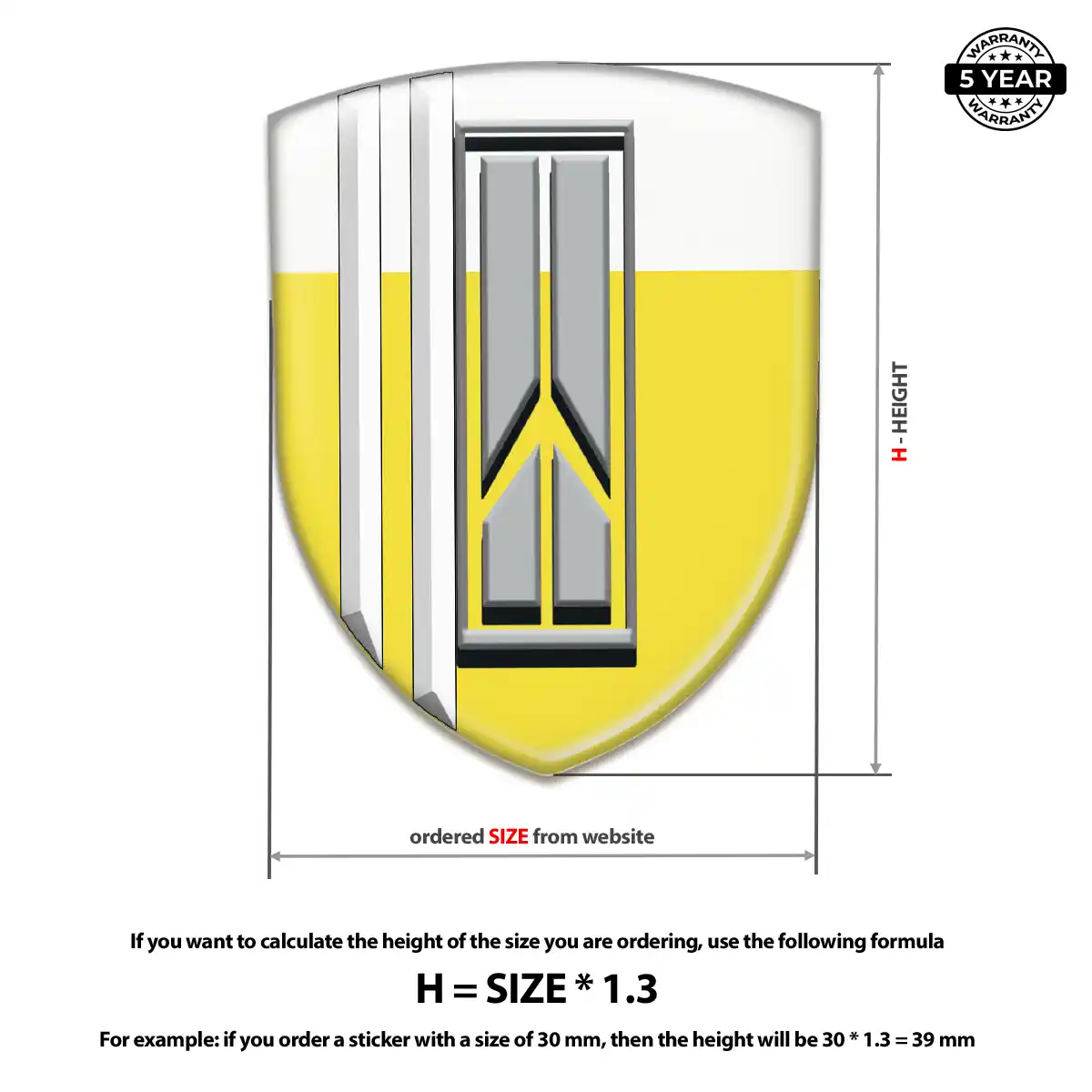 Oldsmobile 3D Gel Sticker Superior Craft