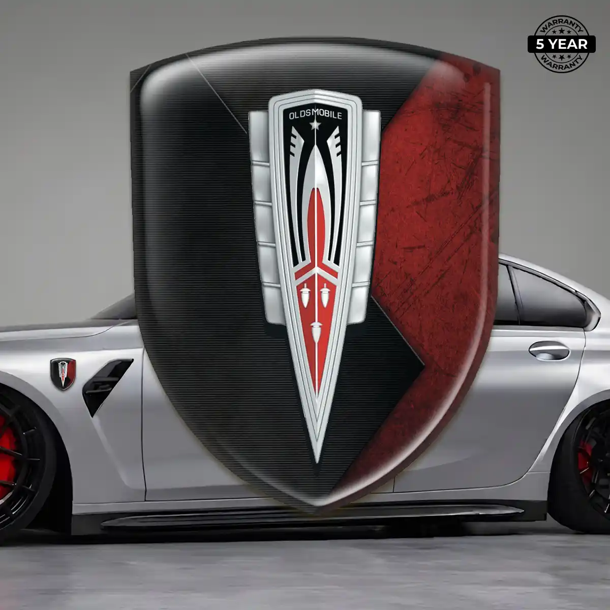 Oldsmobile 3D Logo Sticker Interior Luxe