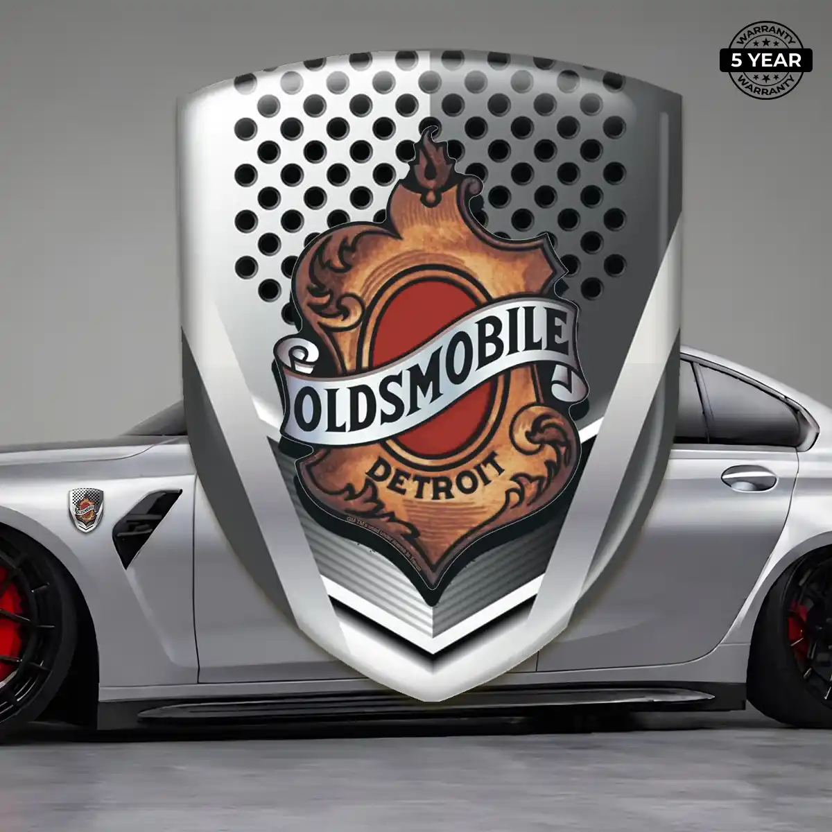 Oldsmobile 3D Logo Sticker Noble Edition