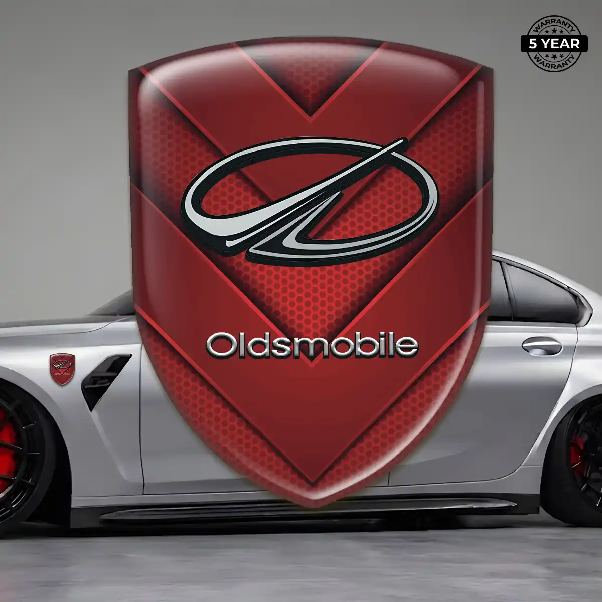 Oldsmobile 3D Logo Sticker Prestige Line