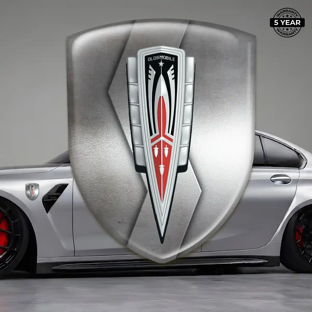 Oldsmobile 3D Logo Sticker Superior Craft
