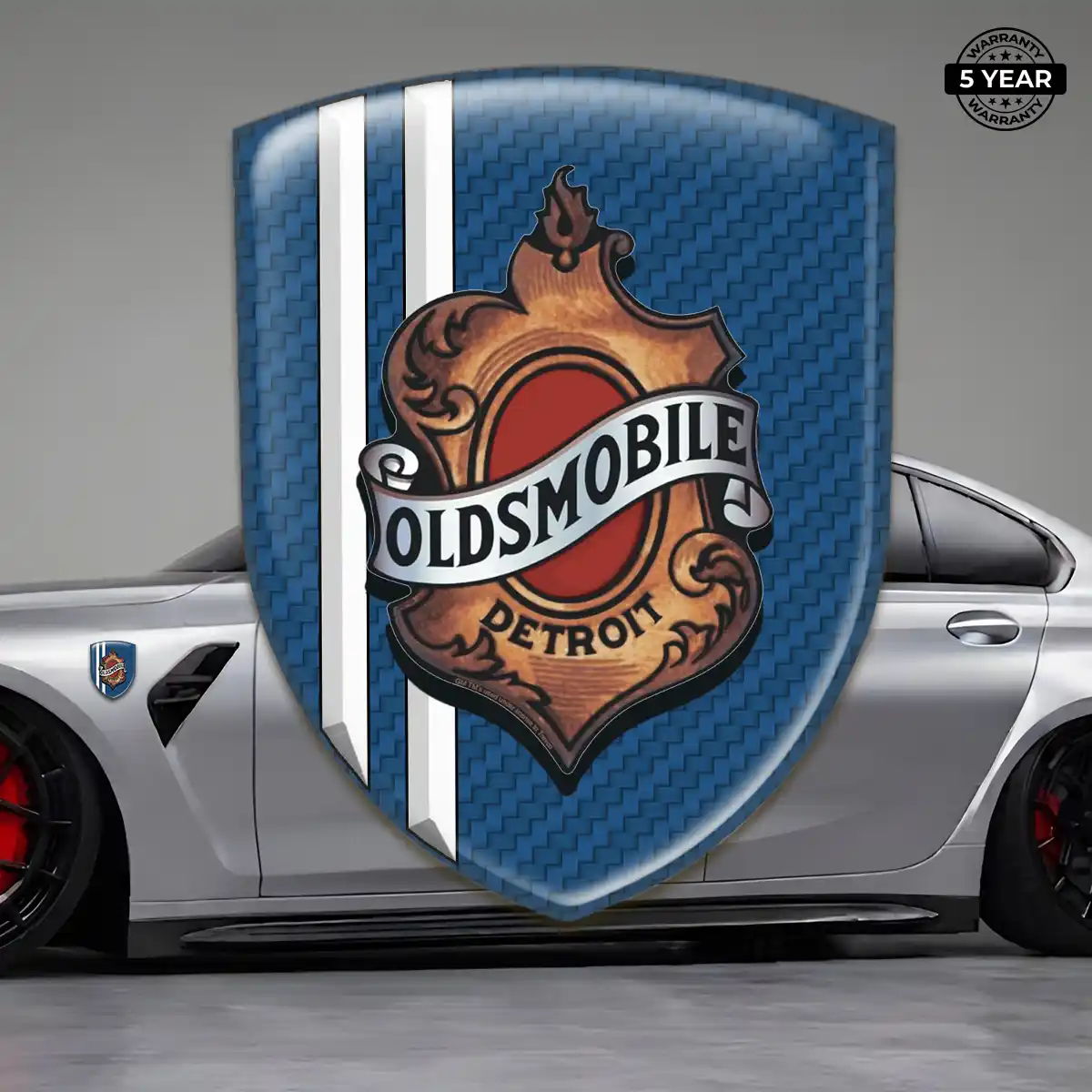 Oldsmobile 3D Resin Sticker Outer Style