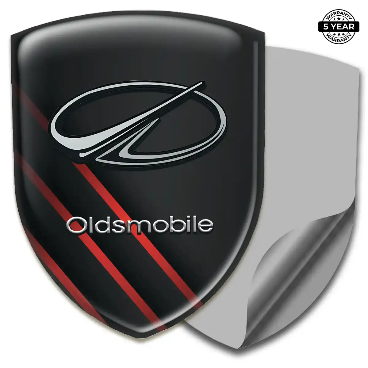 Oldsmobile 3D Resin Sticker Premium Dome