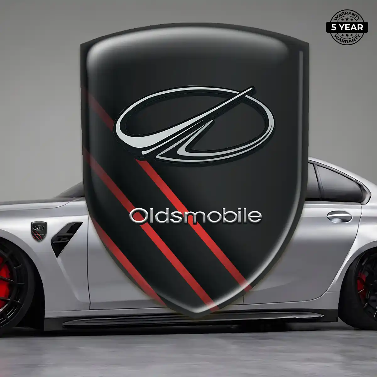 Oldsmobile 3D Resin Sticker Premium Dome