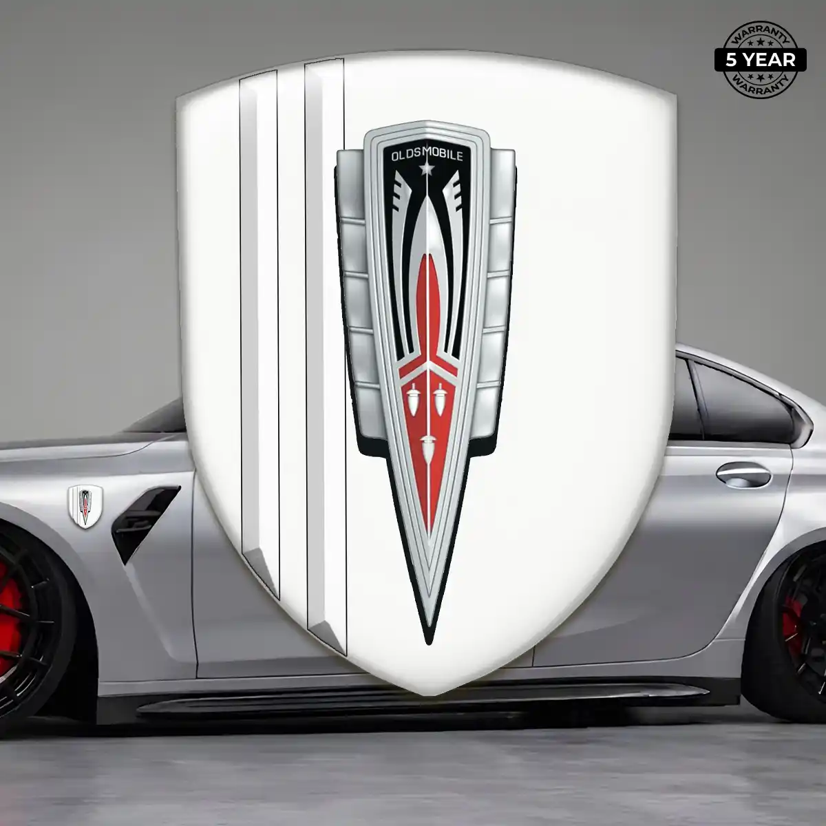Oldsmobile 3D Resin Sticker Resin Luxe
