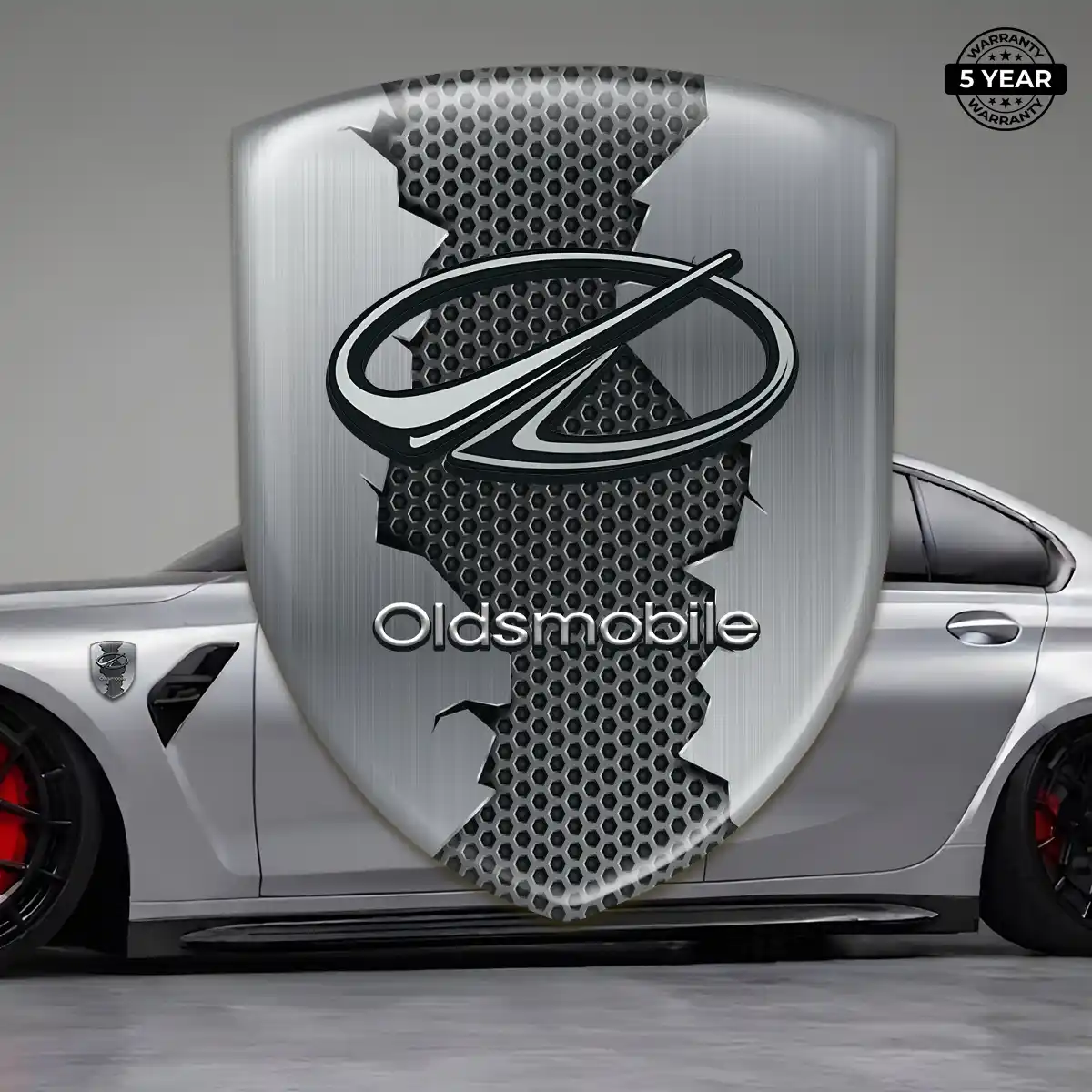 Oldsmobile Automotive Emblem Sticker Elite Edition