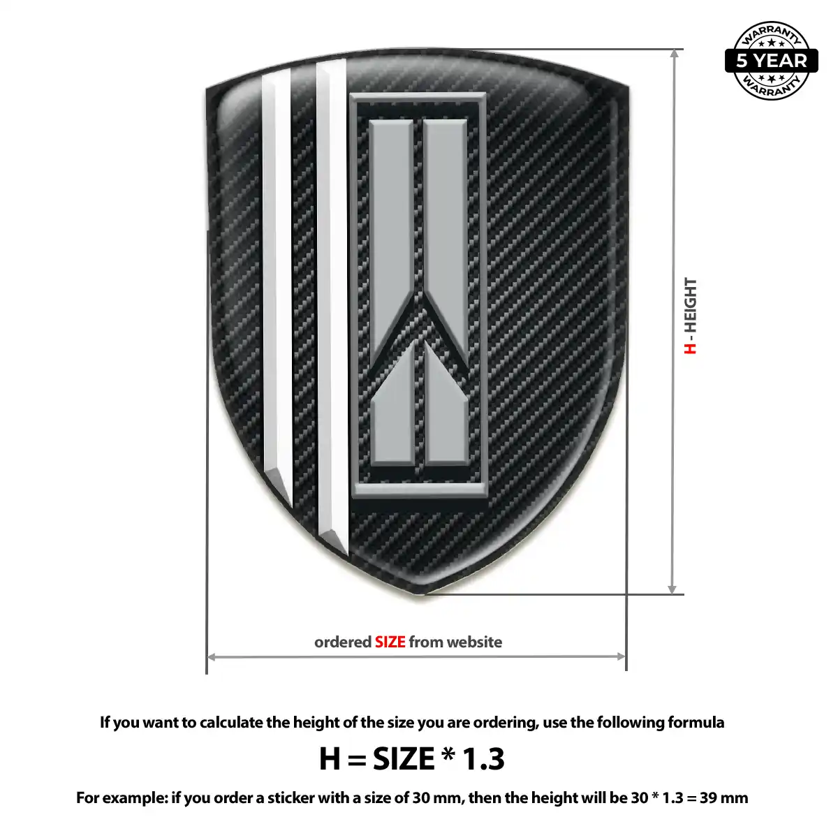 Oldsmobile Automotive Emblem Sticker Exterior Luxe