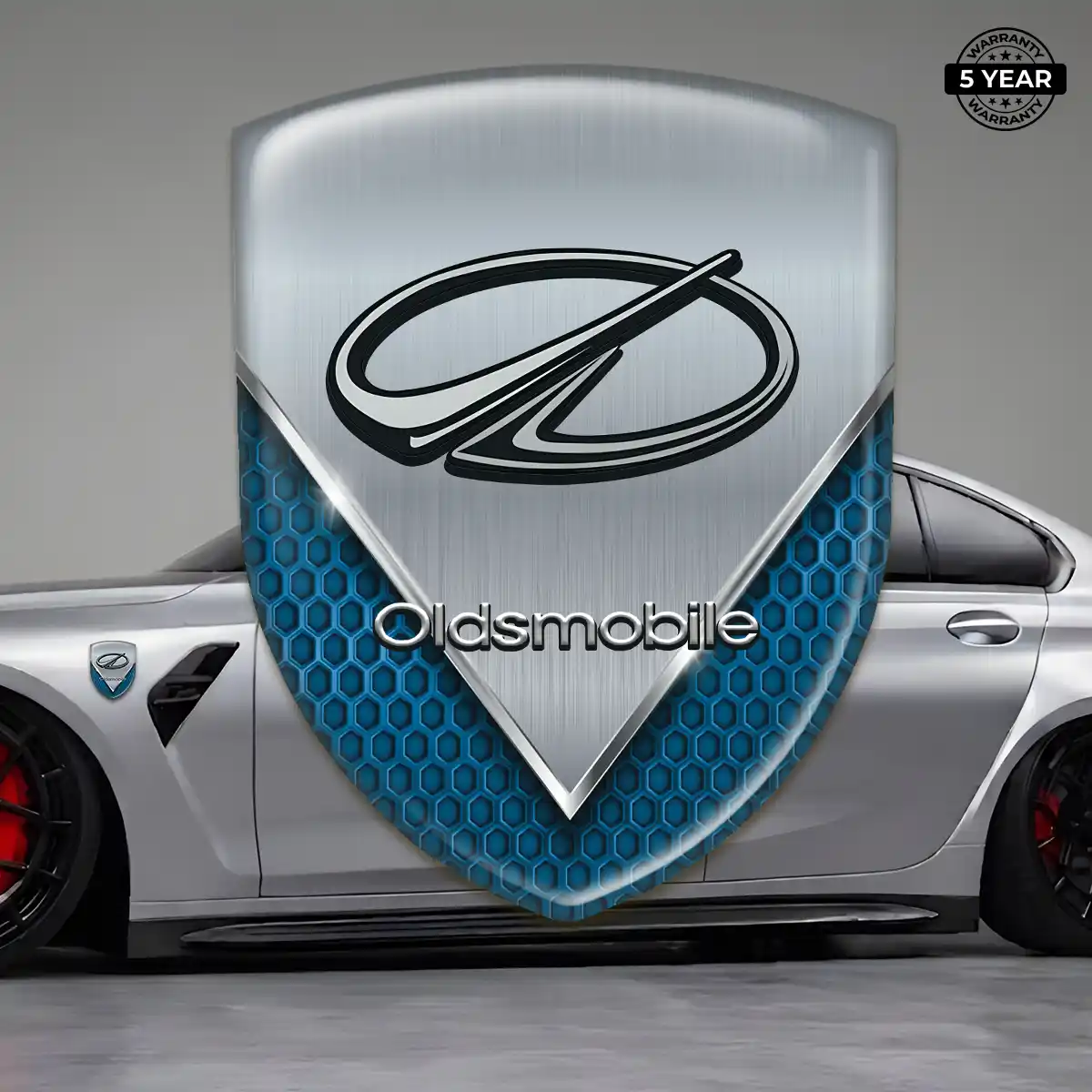 Oldsmobile Automotive Emblem Sticker Noble Edition