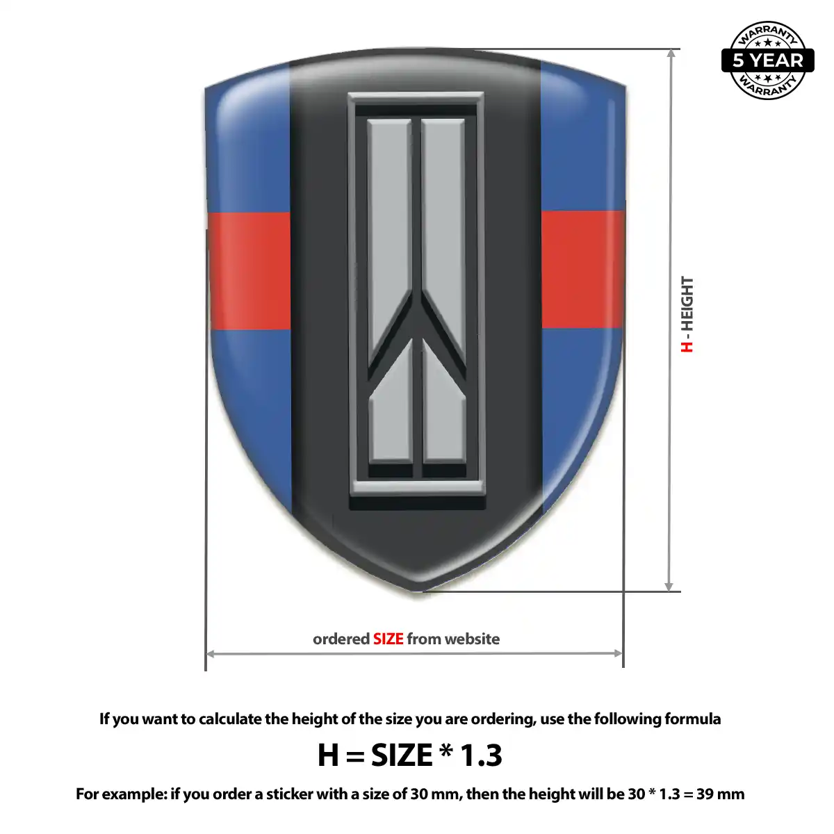 Oldsmobile Automotive Emblem Sticker Superior Craft