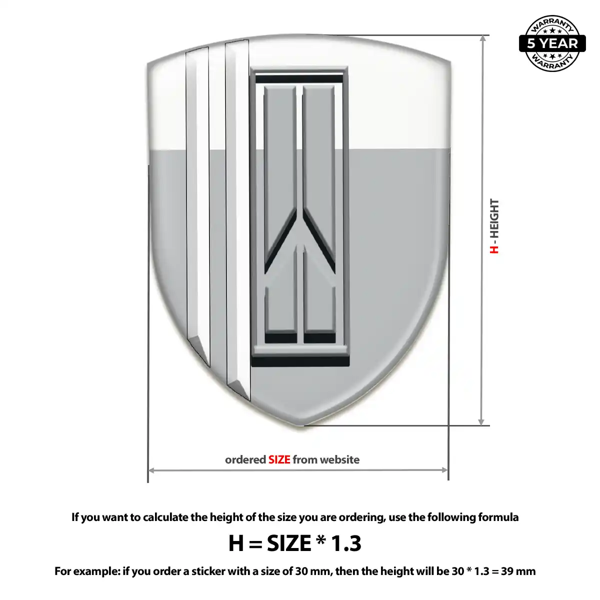 Oldsmobile Automotive Logo Sticker Elite Finish