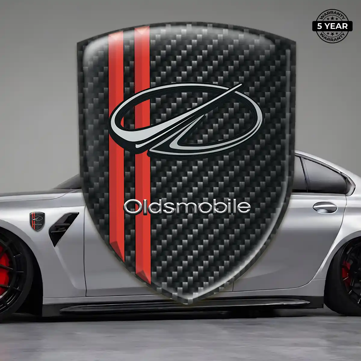 Oldsmobile Automotive Logo Sticker Prestige Line