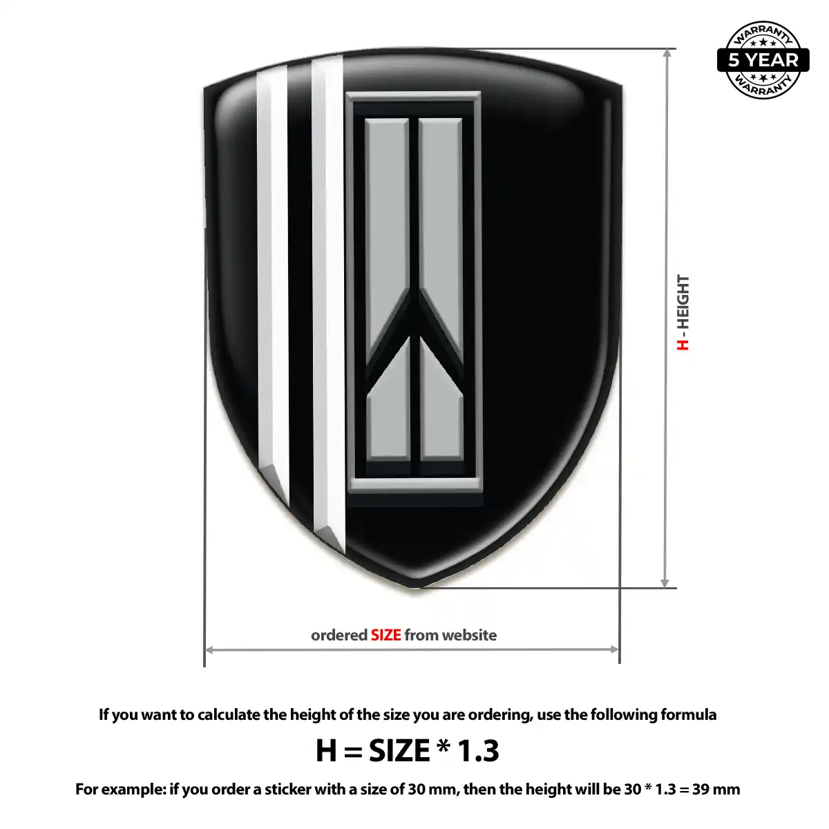 Oldsmobile Automotive Logo Sticker Prime Quality