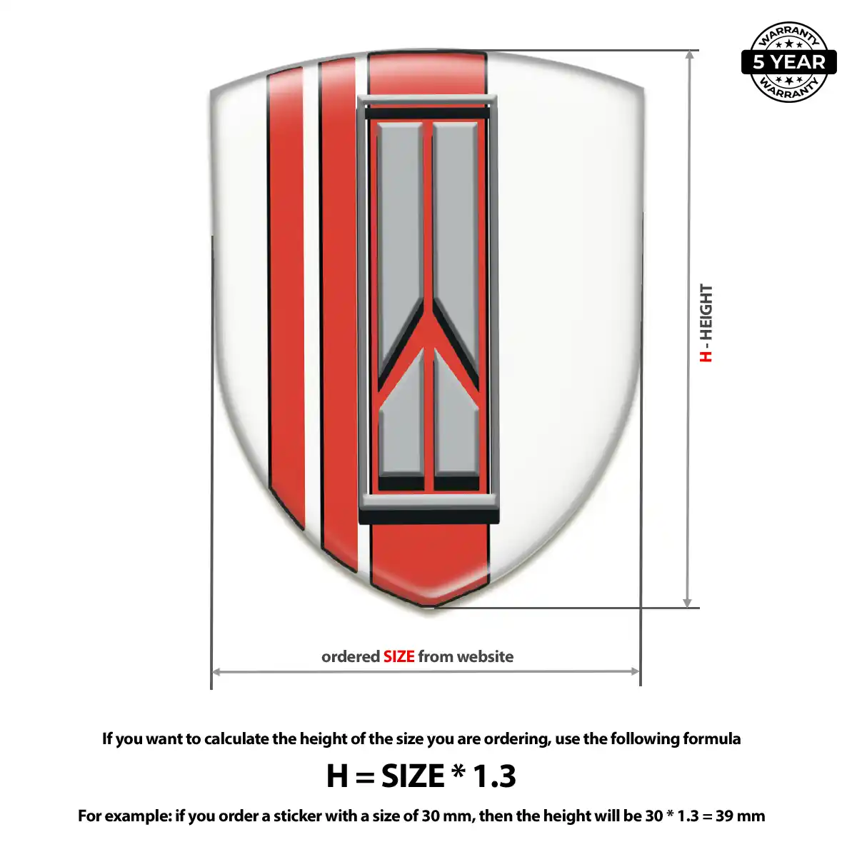Oldsmobile Automotive Resin Decal Cabin Style