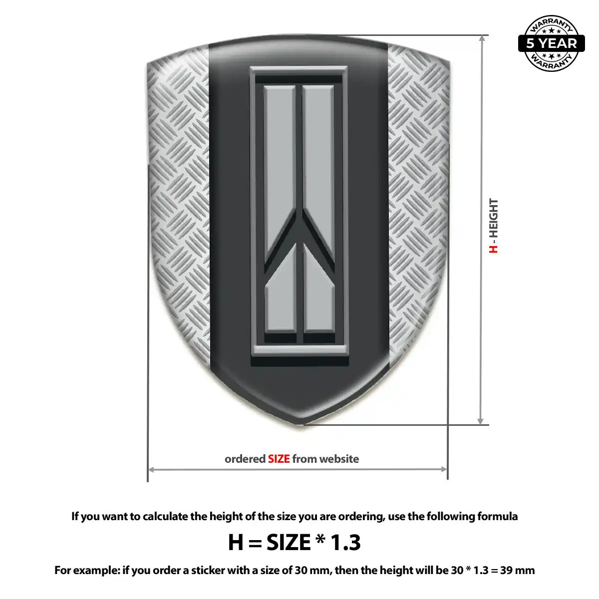 Oldsmobile Automotive Resin Decal Deluxe Edition
