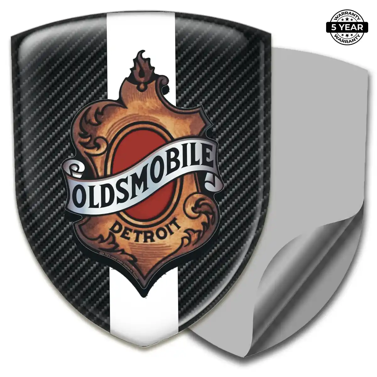 Oldsmobile Automotive Resin Decal Opulent Line