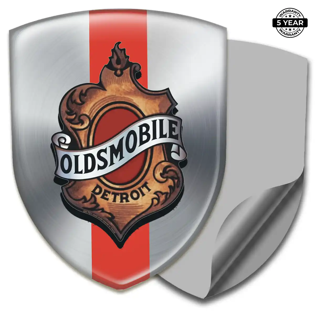 Oldsmobile Automotive Resin Decal Sleek Style