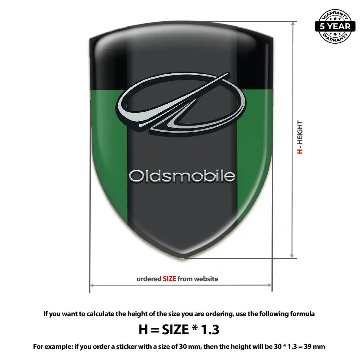 Oldsmobile Badge Elite Finish