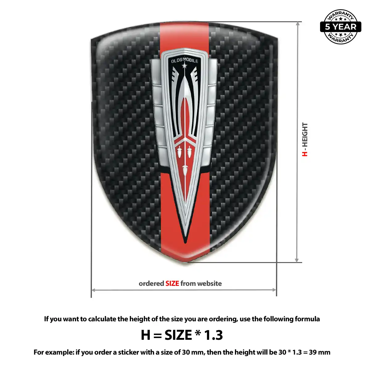 Oldsmobile Badge Outer Style