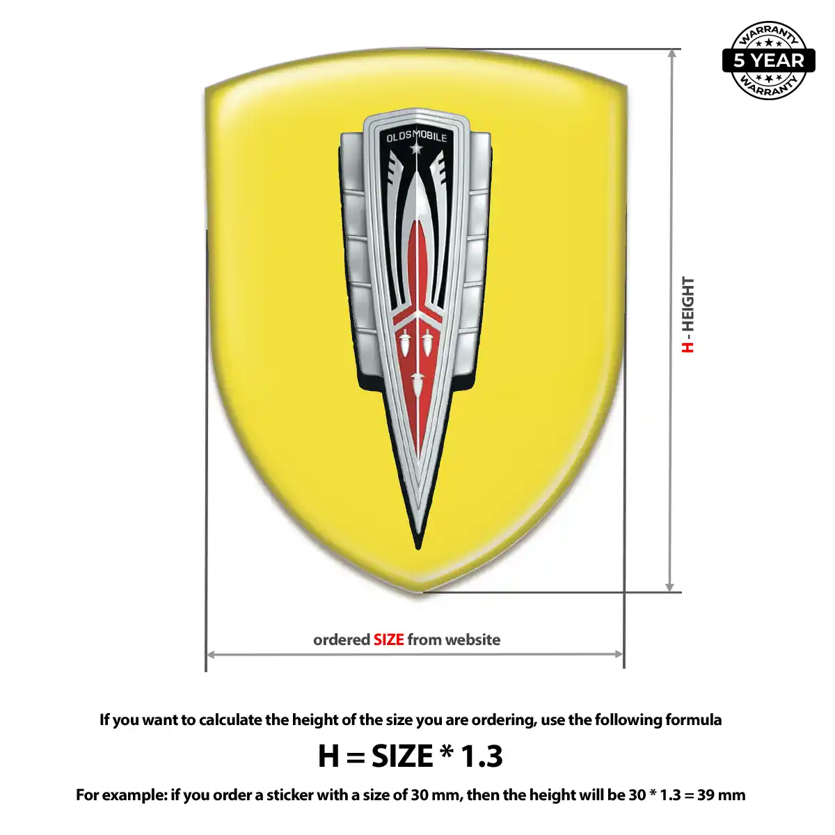 Oldsmobile Badge Superior Craft
