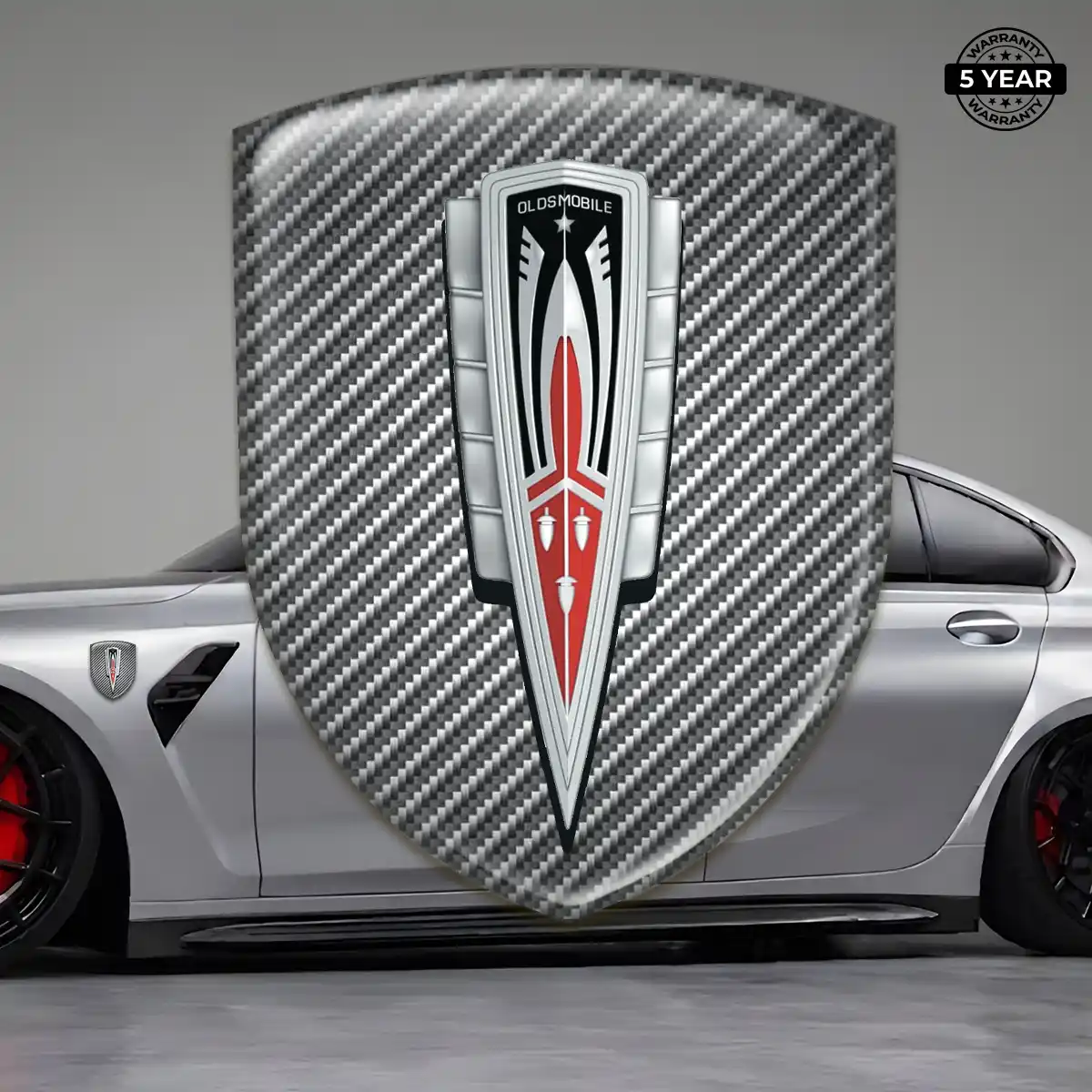 Oldsmobile Car Badge Sticker Deluxe Edition