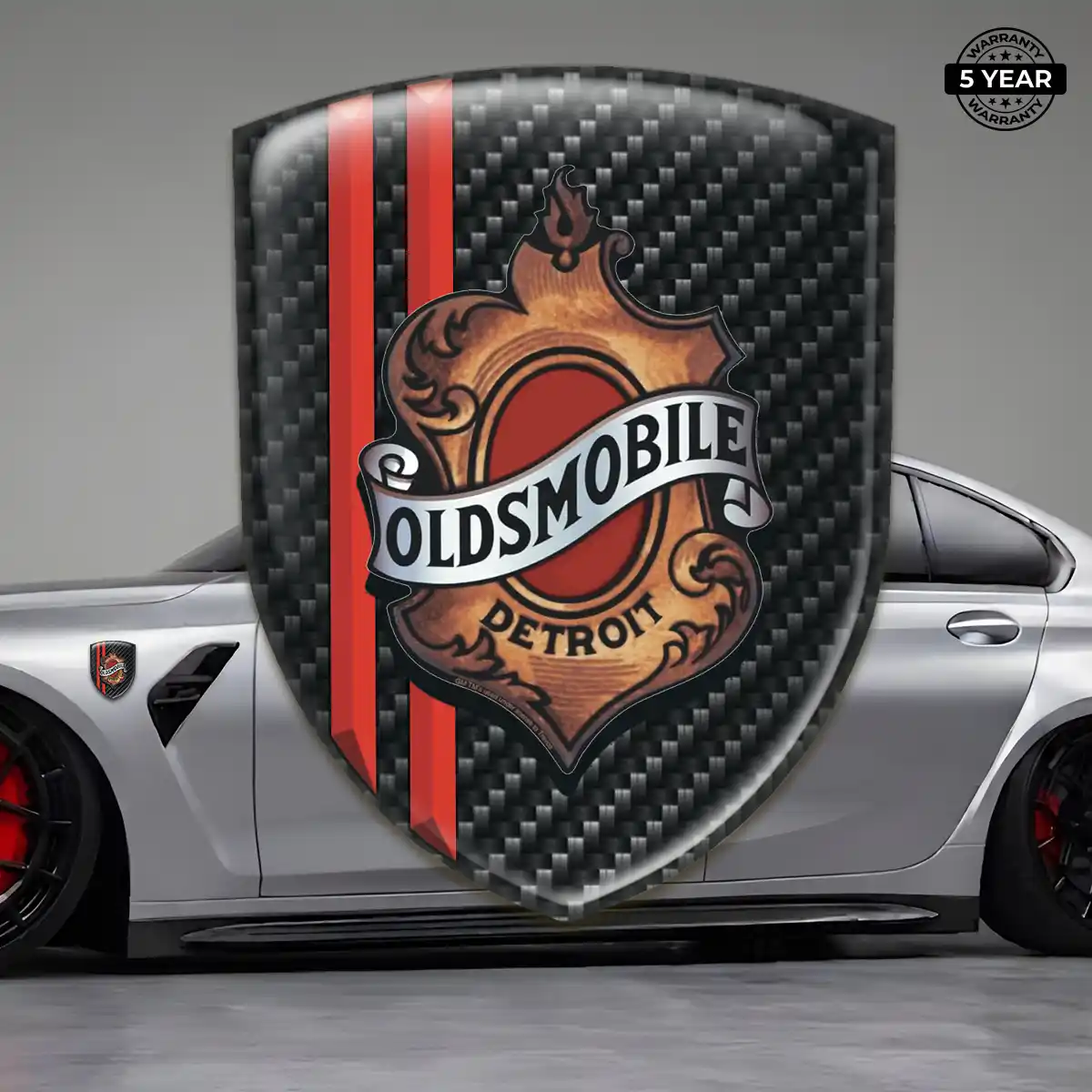 Oldsmobile Car Badge Sticker Interior Luxe