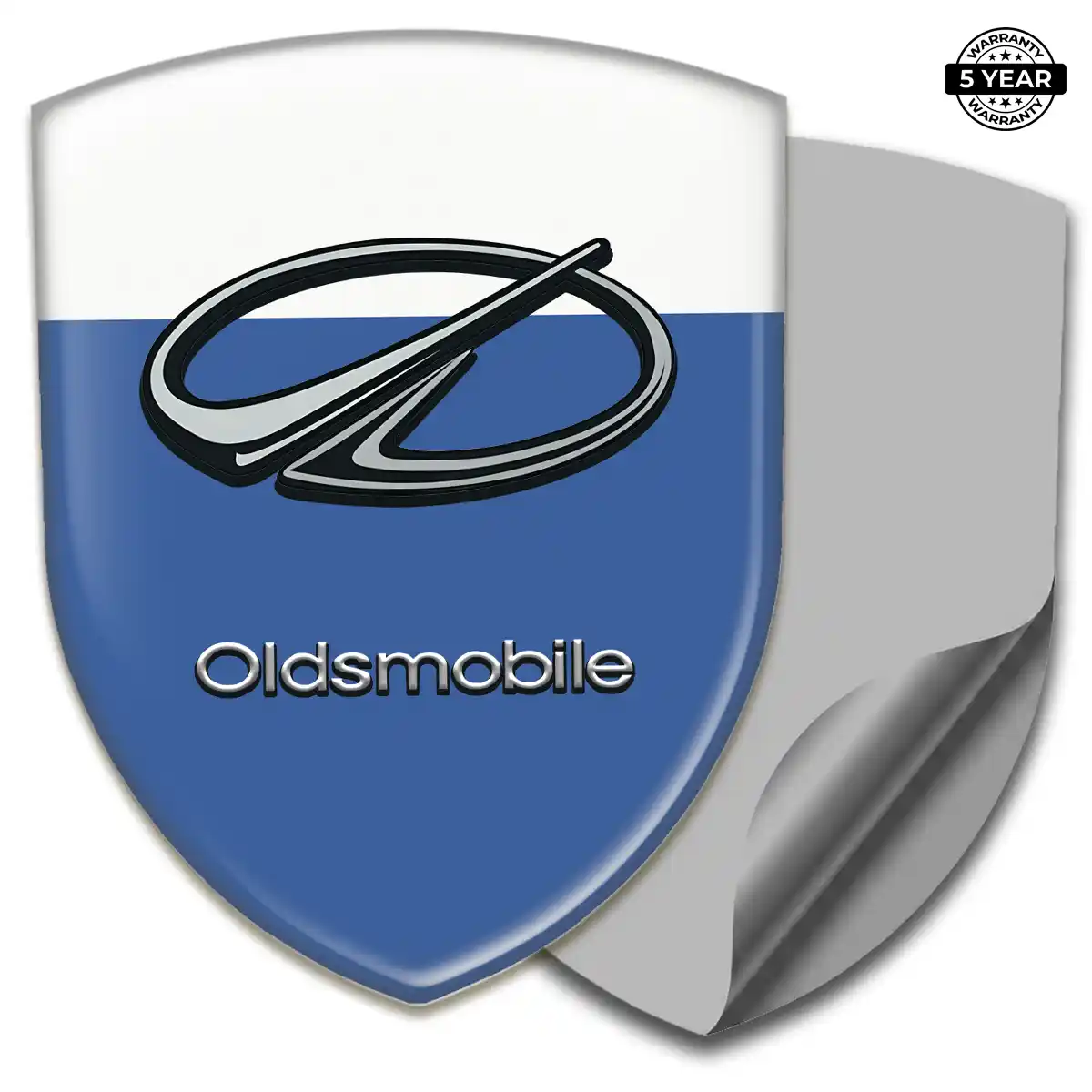 Oldsmobile Car Badge Sticker Refined Design