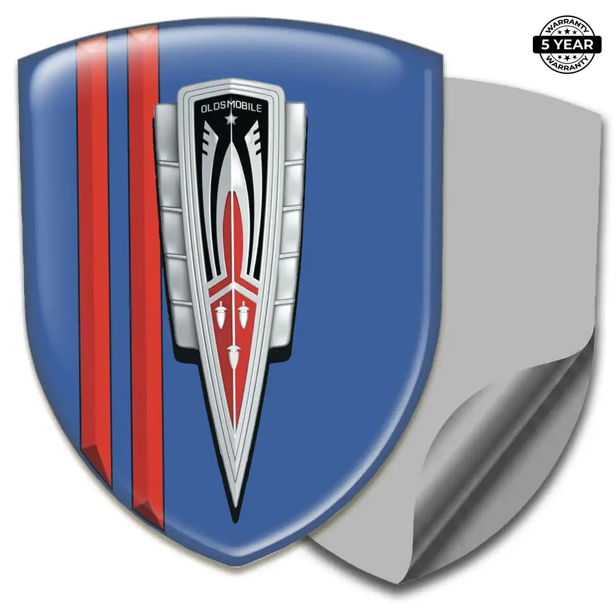 Oldsmobile Car Badge Sticker Signature Grade