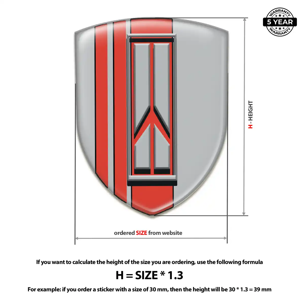 Oldsmobile Car Badge Sticker Superior Craft