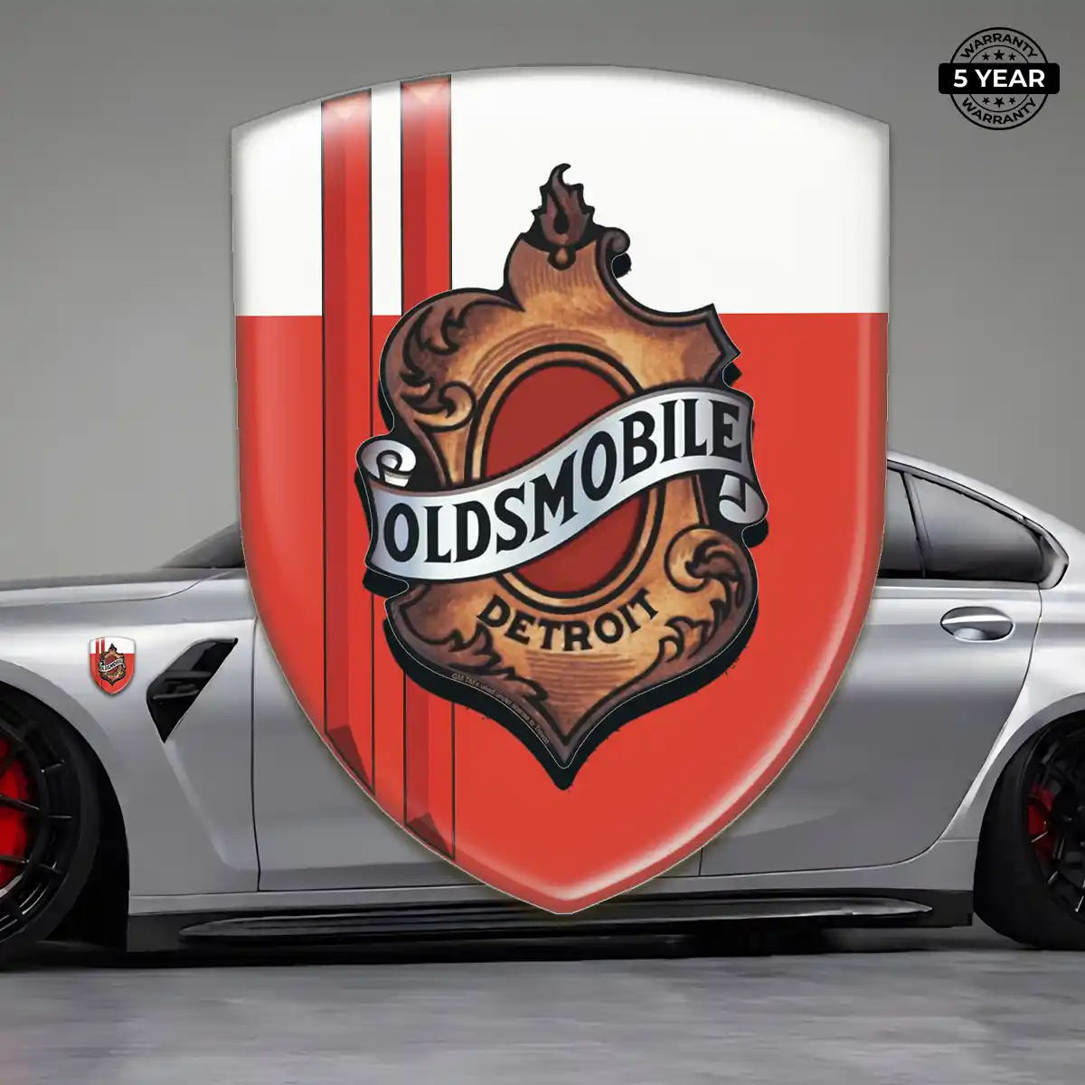 Oldsmobile Car Emblem Decal Elite Finish