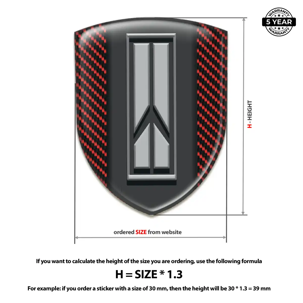 Oldsmobile Car Emblem Decal Exclusive Series