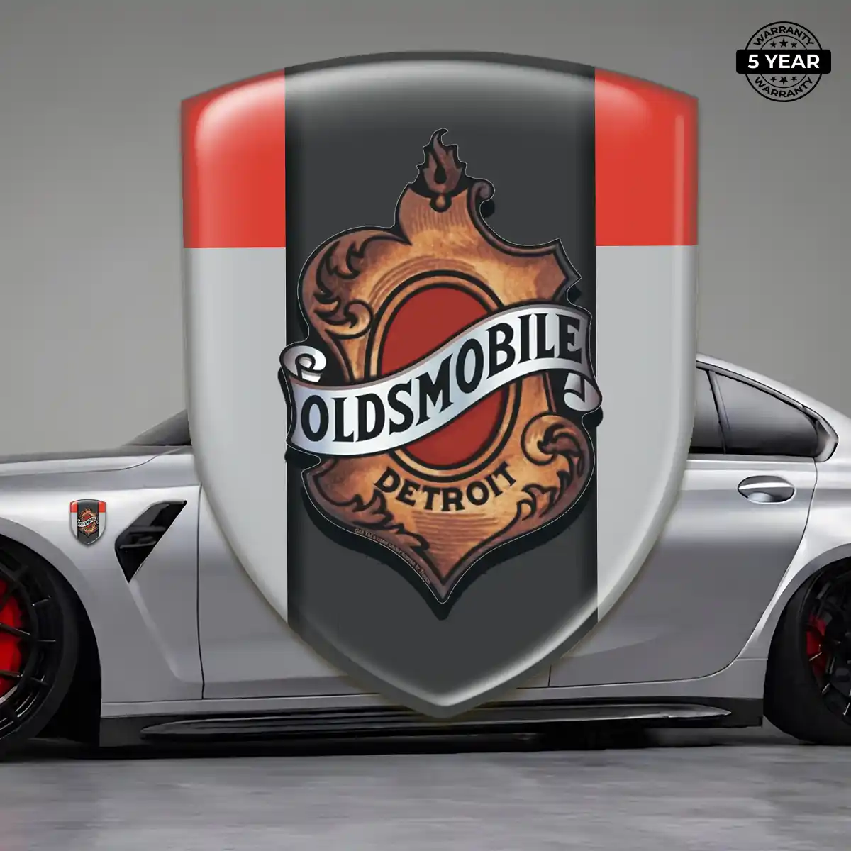 Oldsmobile Car Emblem Decal Interior Elegance