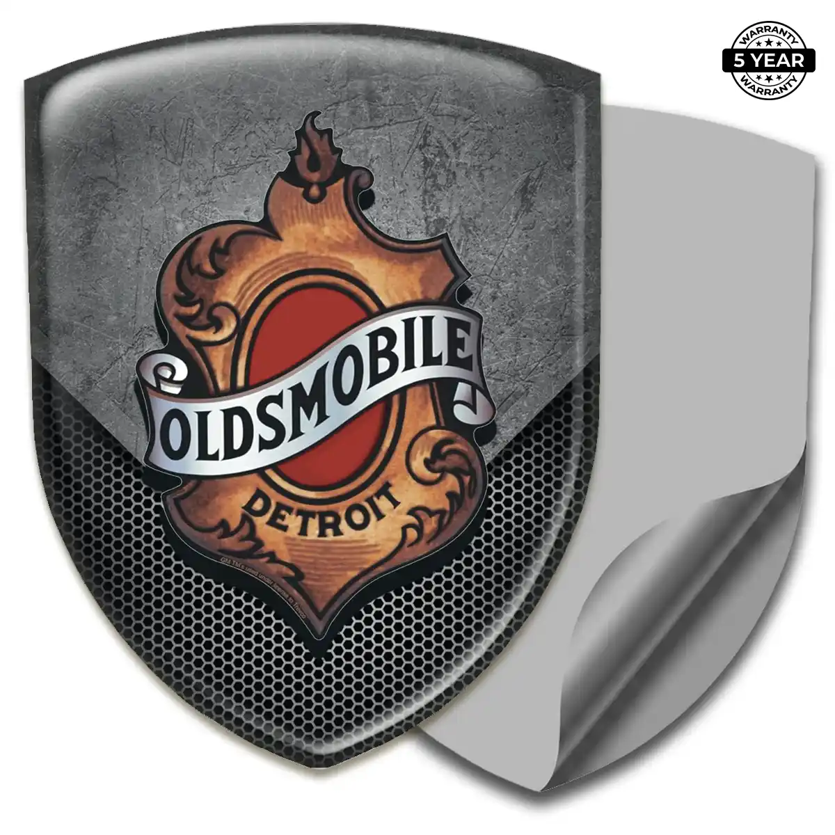 Oldsmobile Car Emblem Decal Premium Dome