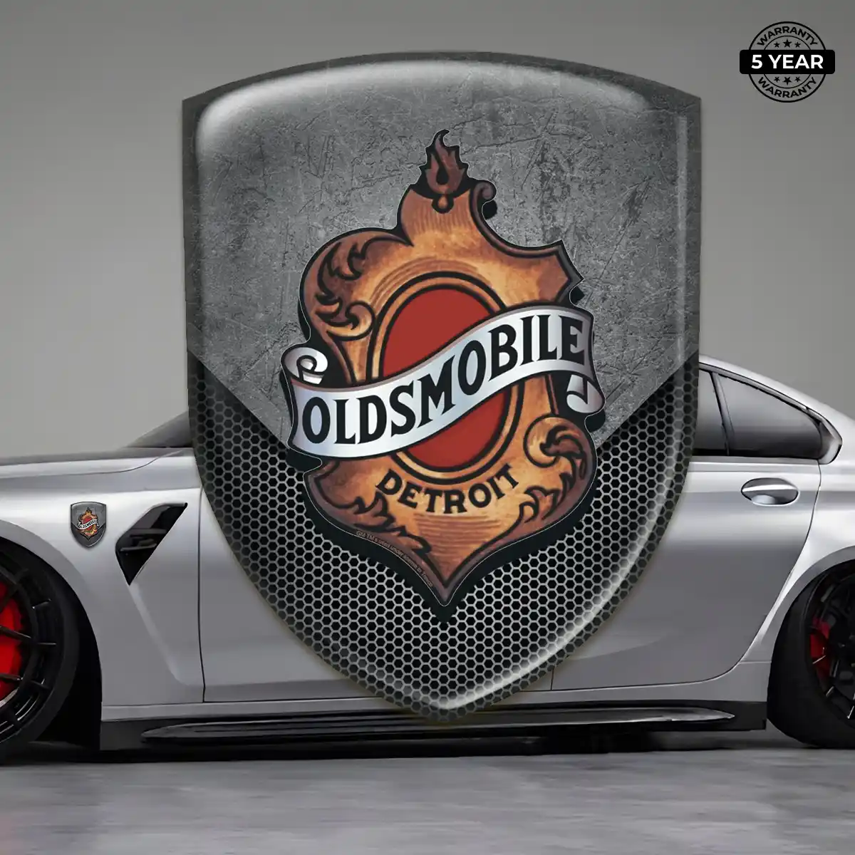 Oldsmobile Car Emblem Decal Premium Dome
