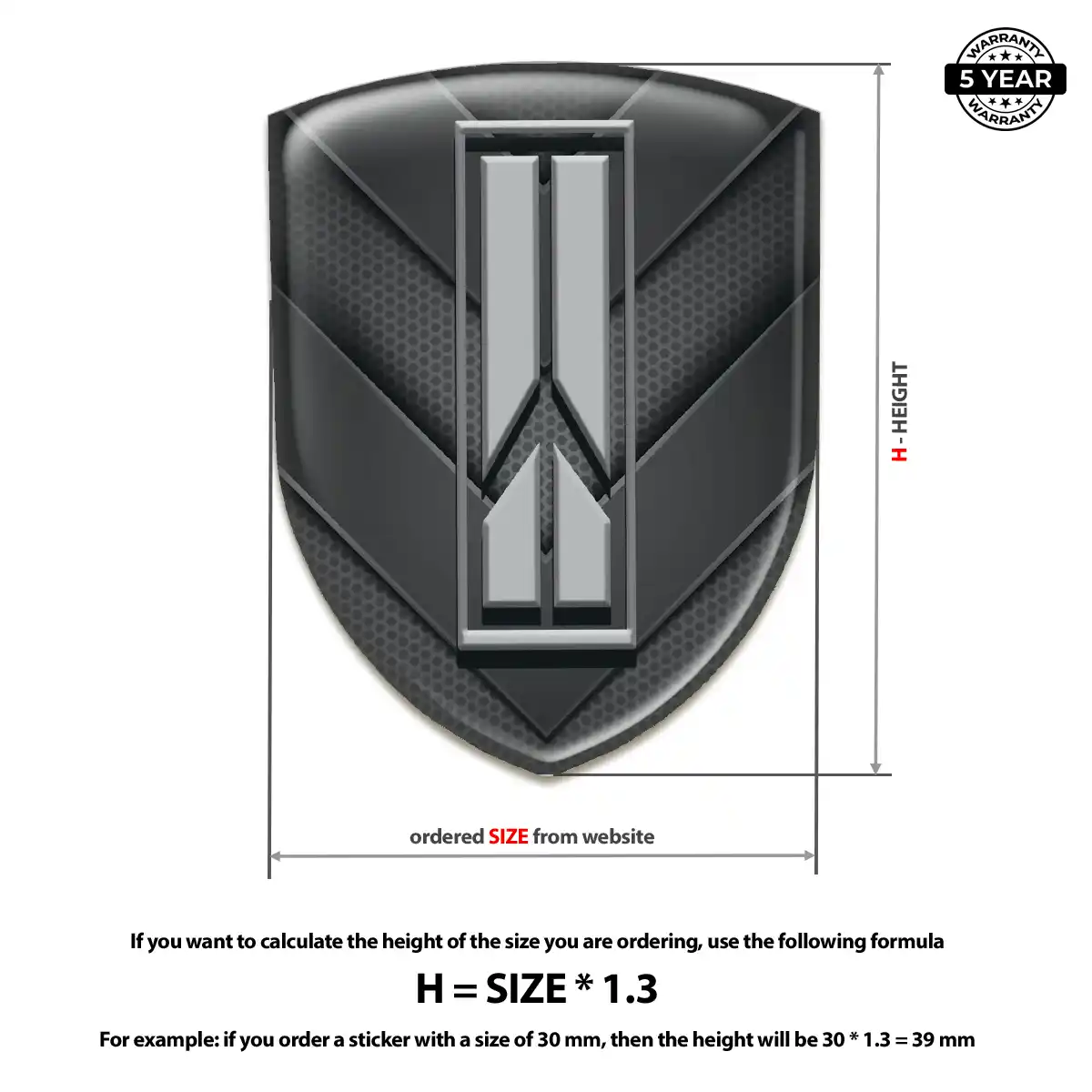 Oldsmobile Car Emblem Decal Refined Design