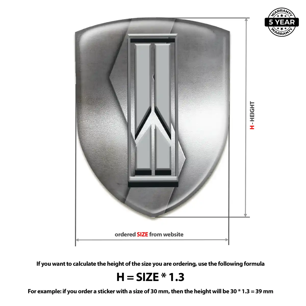 Oldsmobile Car Emblem Decal Signature Grade