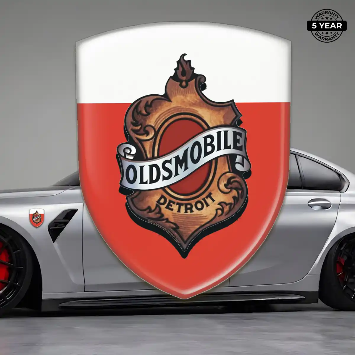 Oldsmobile Car Emblem Overlay Elite Finish