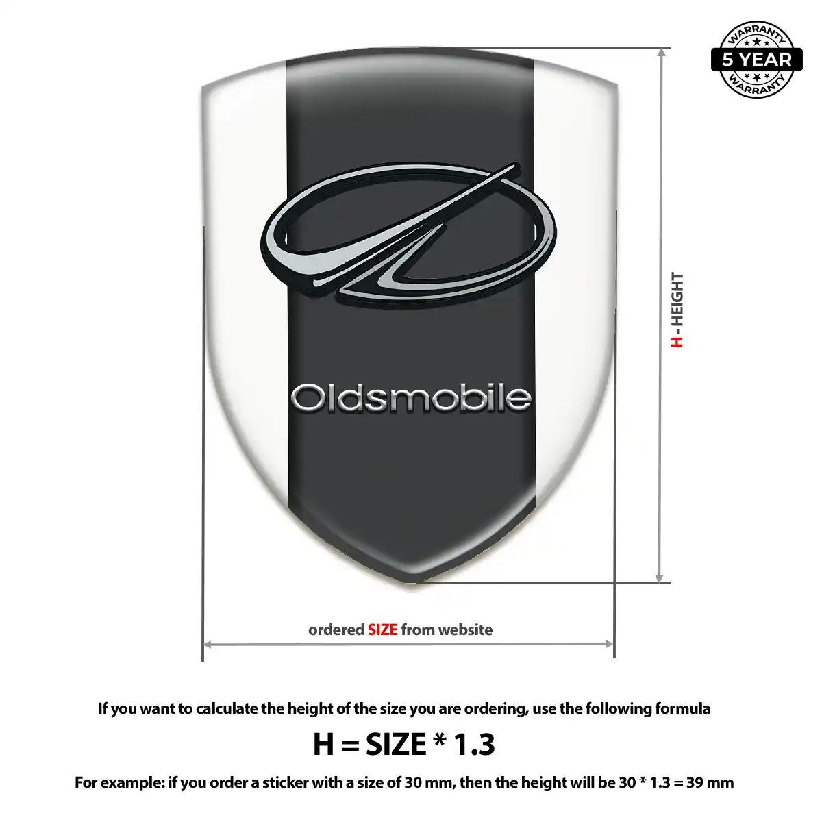 Oldsmobile Car Emblem Overlay Exclusive Series