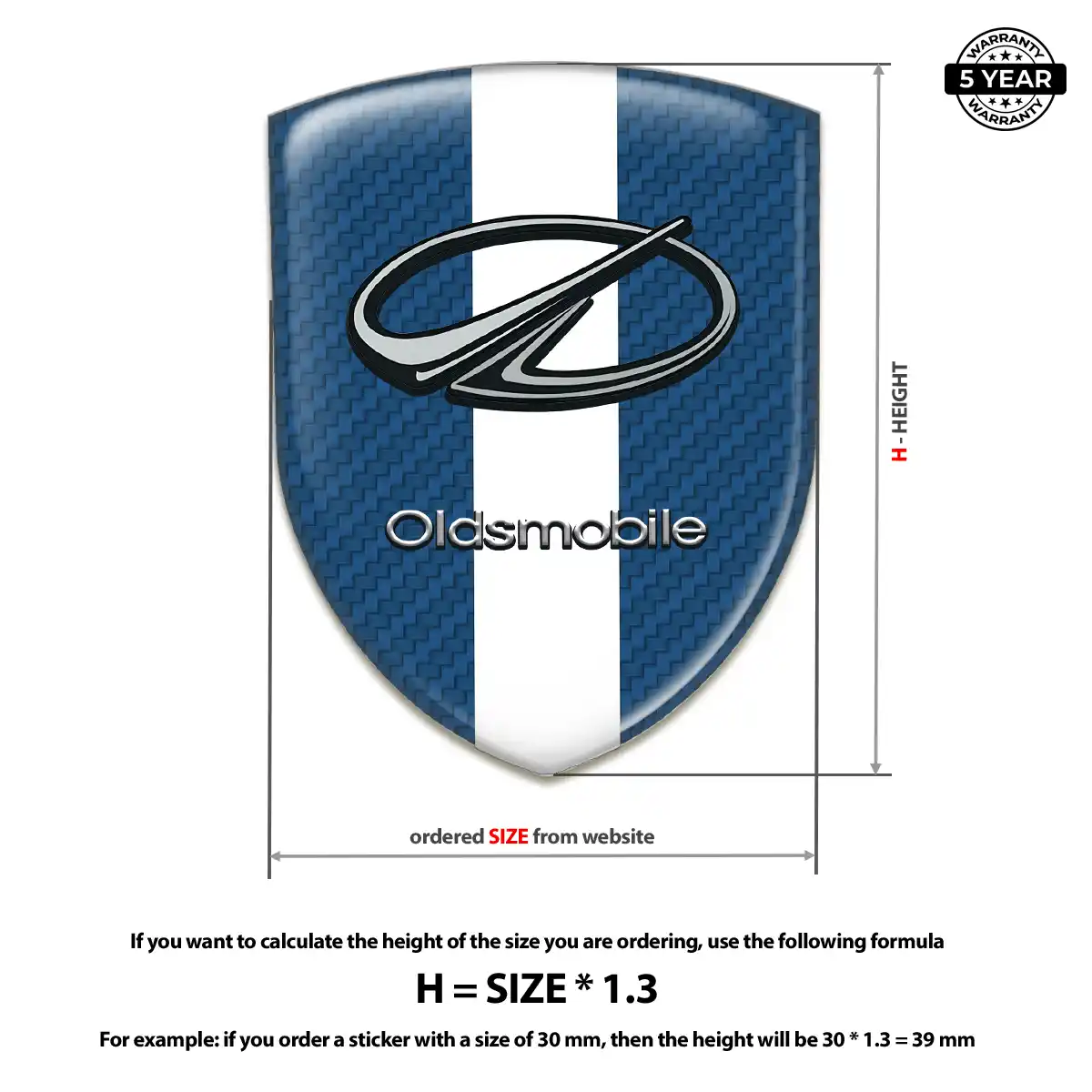 Oldsmobile Car Emblem Overlay Interior Elegance