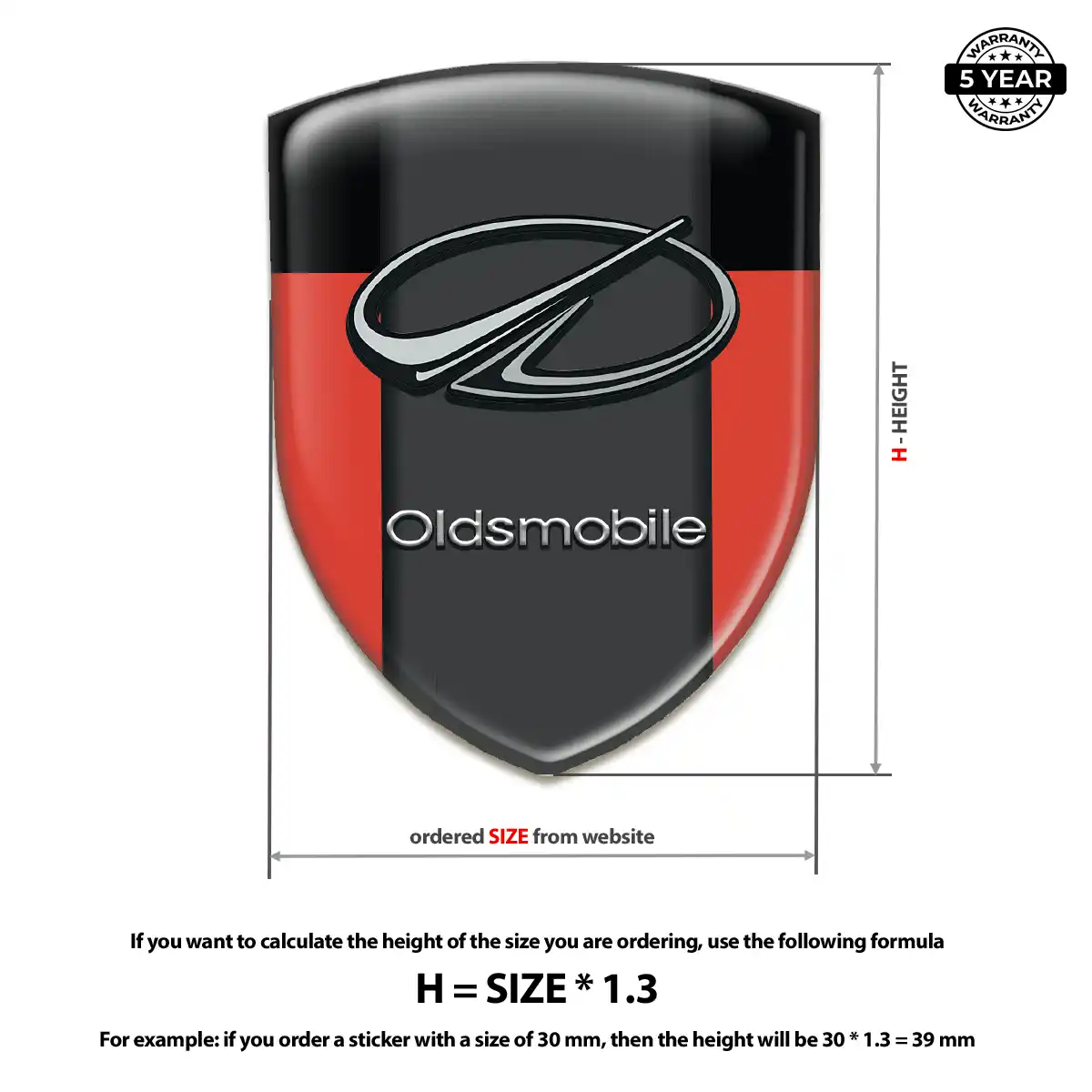 Oldsmobile Car Emblem Overlay Noble Edition