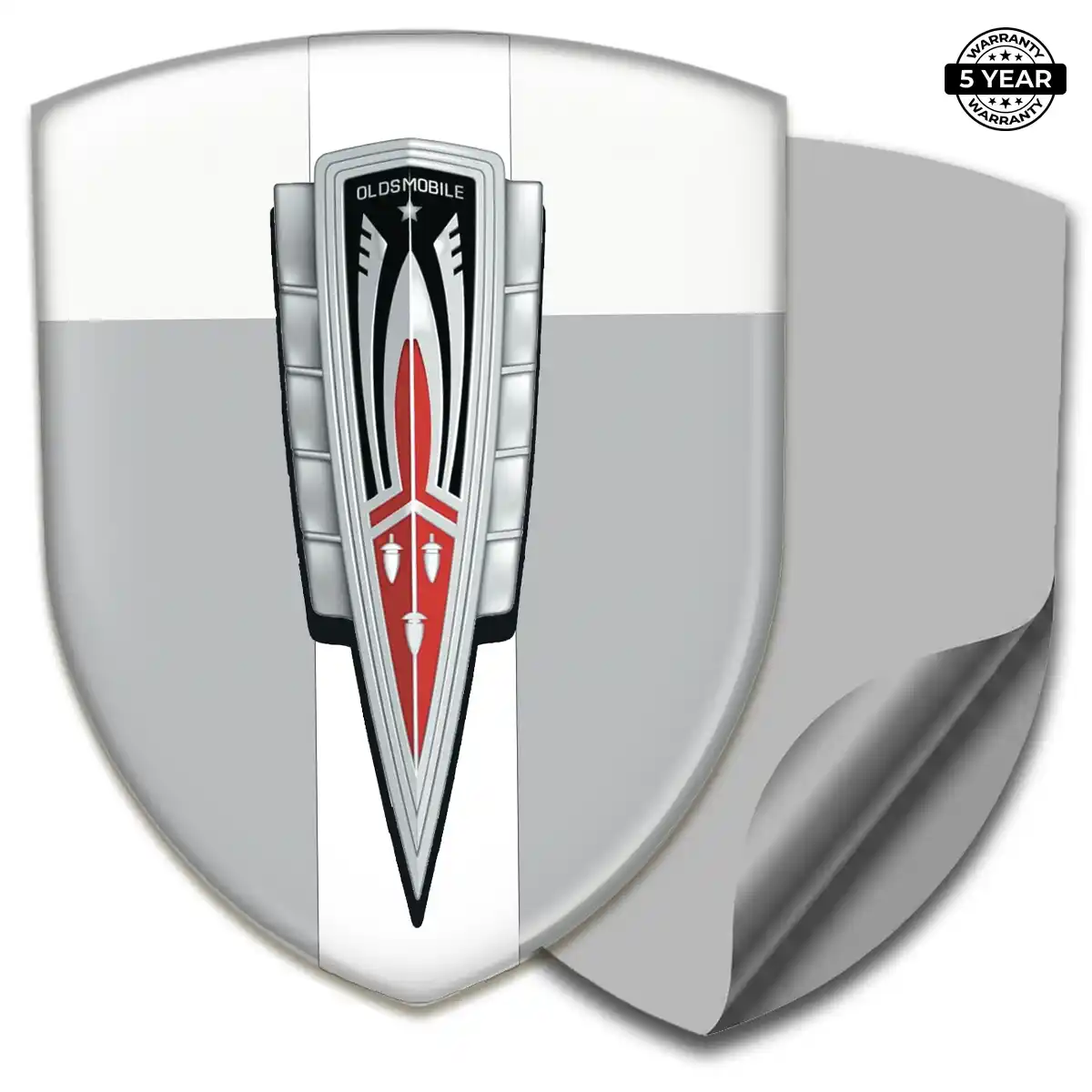 Oldsmobile Car Emblem Overlay Opulent Line