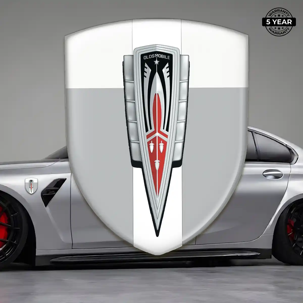 Oldsmobile Car Emblem Overlay Opulent Line