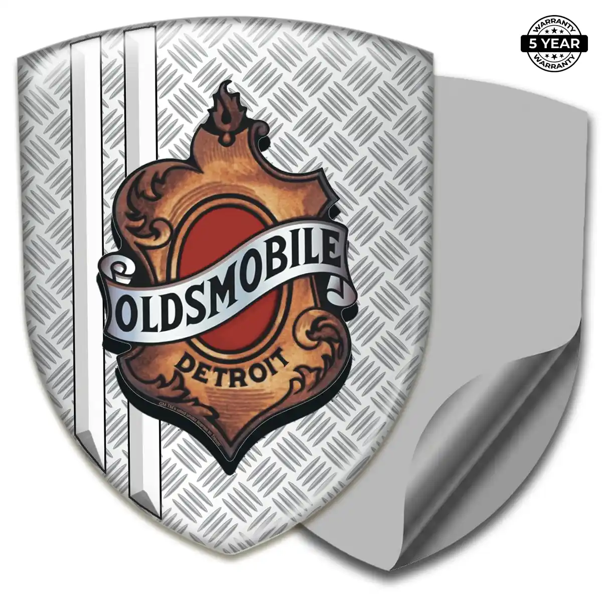 Oldsmobile Car Emblem Overlay Premium Dome