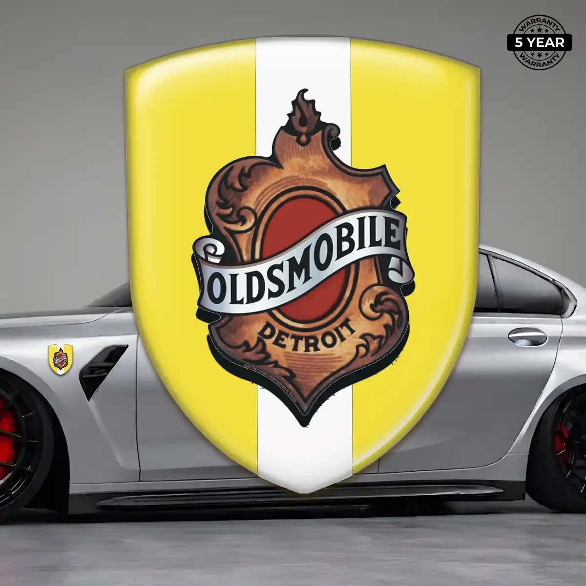 Oldsmobile Car Emblem Overlay Prestige Line