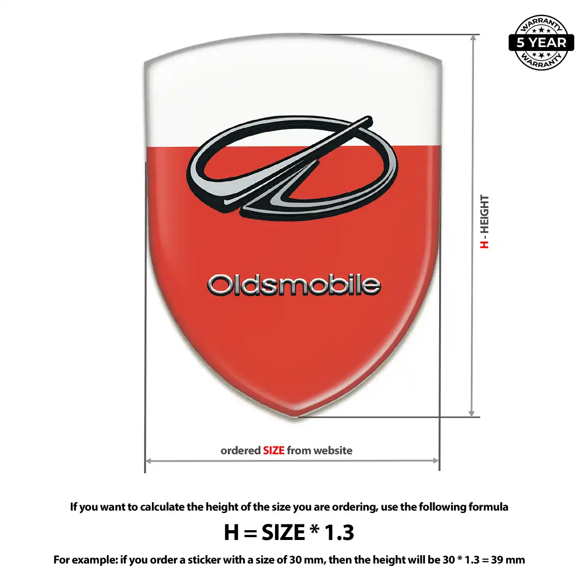 Oldsmobile Car Emblem Overlay Sleek Style