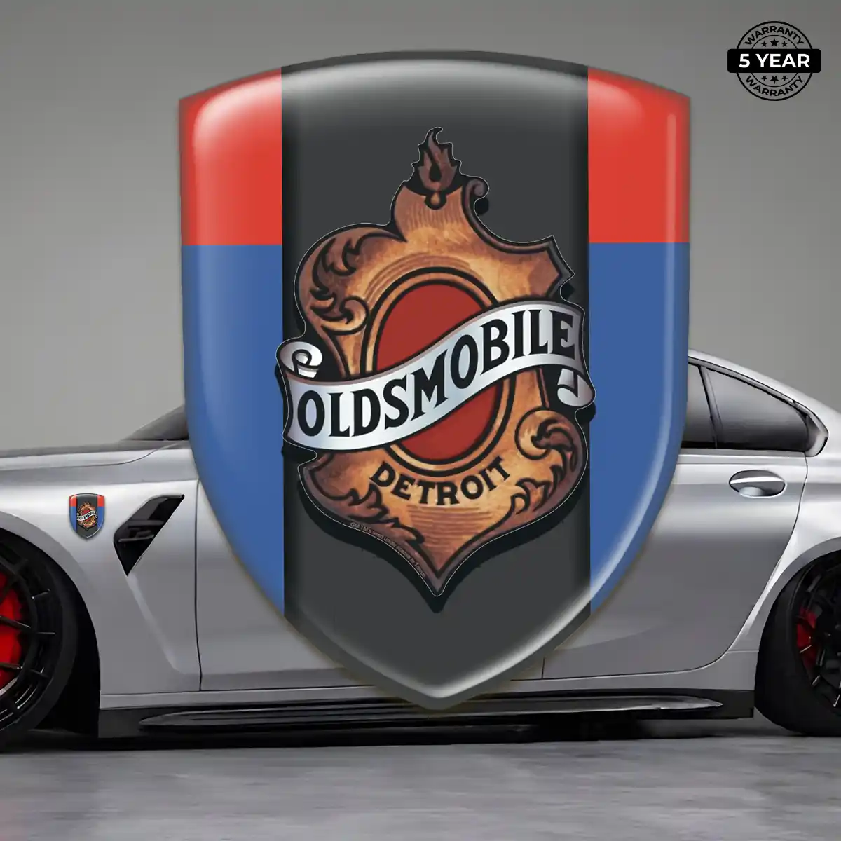 Oldsmobile Car Emblem Sticker Cabin Style