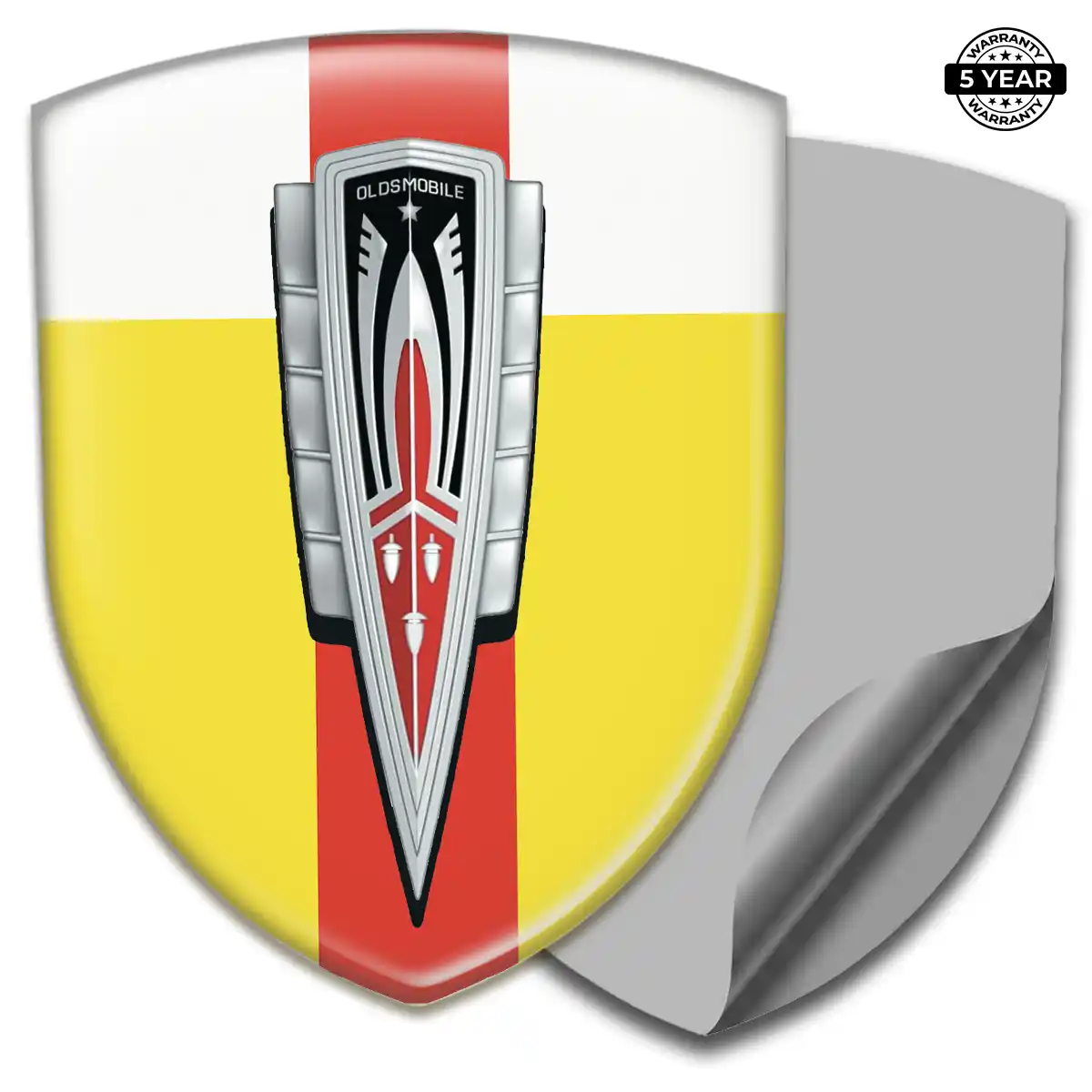 Oldsmobile Car Emblem Sticker Deluxe Edition
