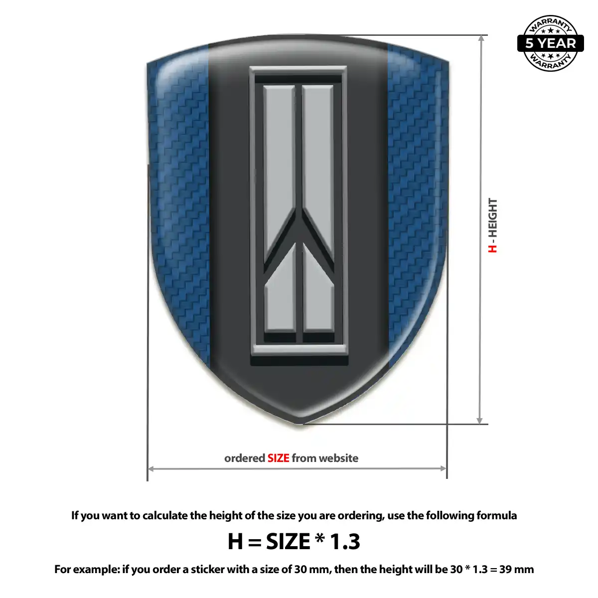 Oldsmobile Car Emblem Sticker Elite Edition