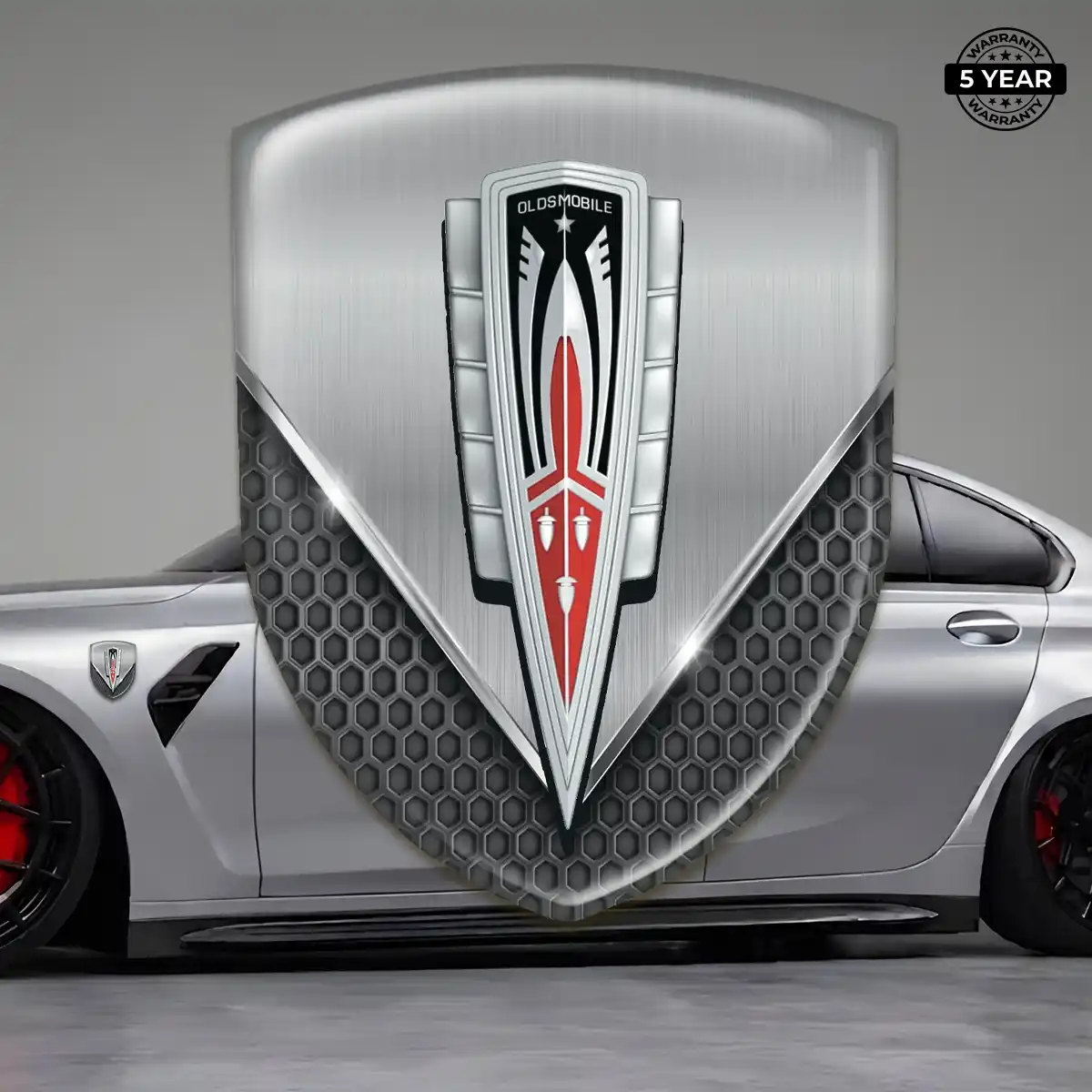 Oldsmobile Car Emblem Sticker Elite Finish